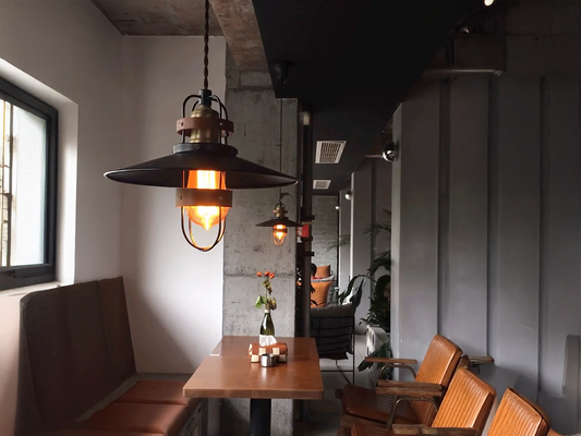 Industrial Pendant Lighting with Vintage Charm