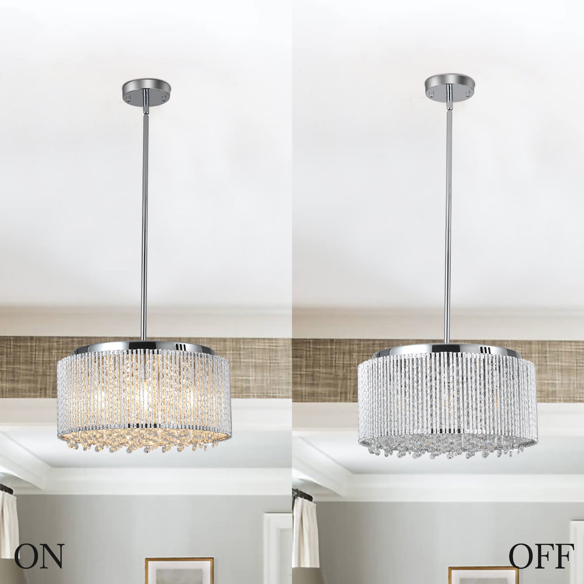 Silver LED Pendant Lighting -Contemporary Elegance & Efficient Illumination