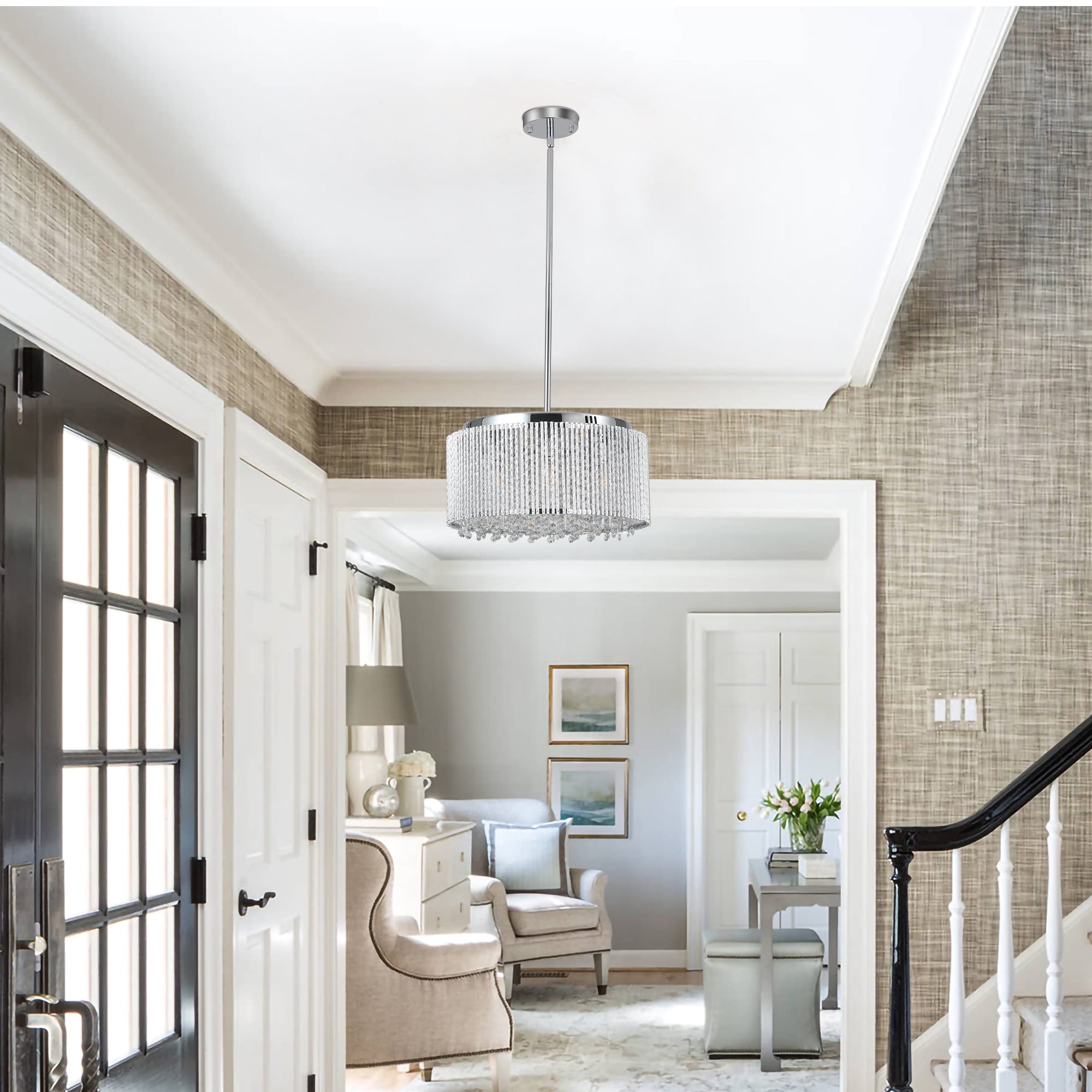 Silver LED Pendant Lighting -Contemporary Elegance & Efficient Illumination