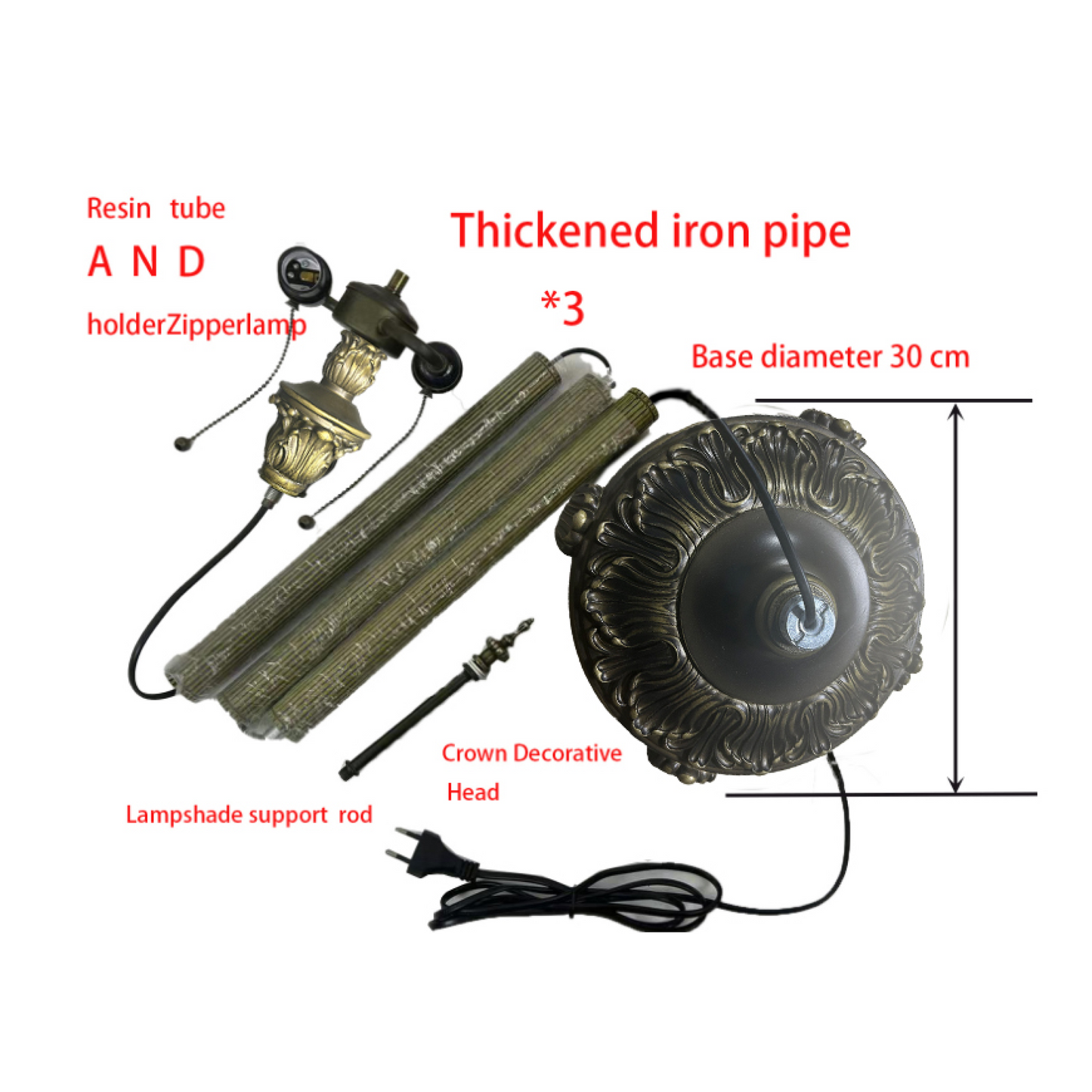 Crimson Flight Tiffany Table Lamp