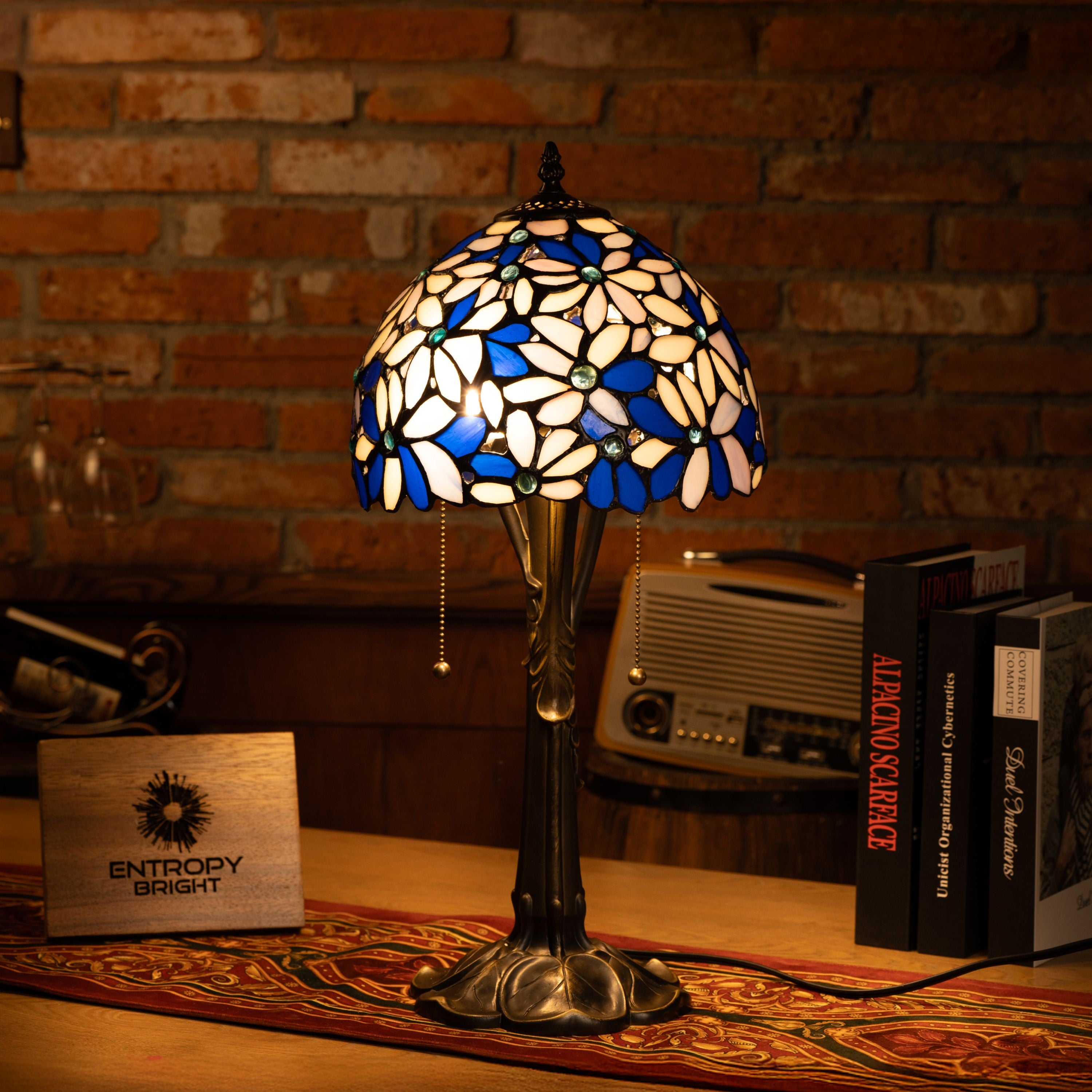 Bluebell Radiance Tiffany Table Lamp
