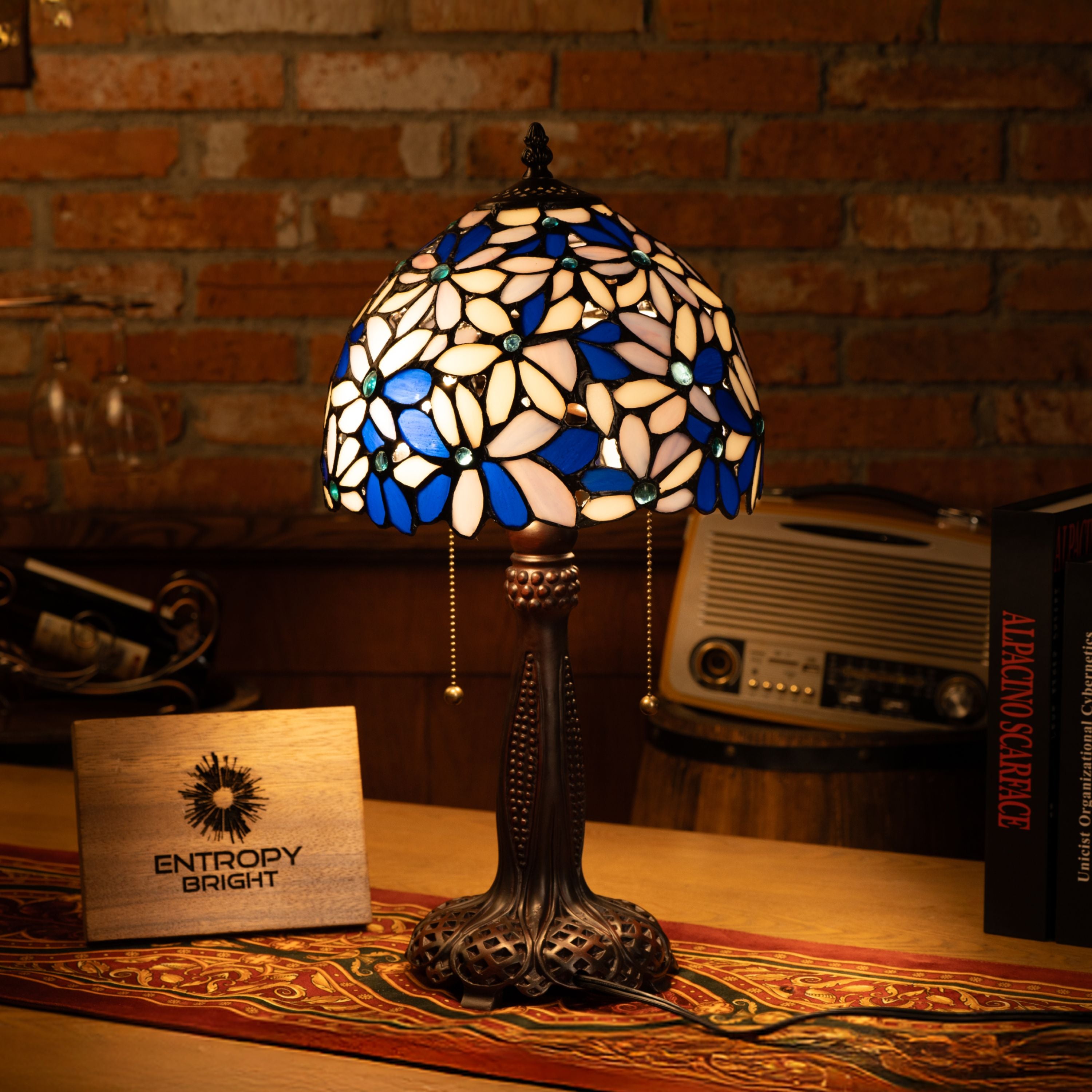 Bluebell Radiance Tiffany Table Lamp