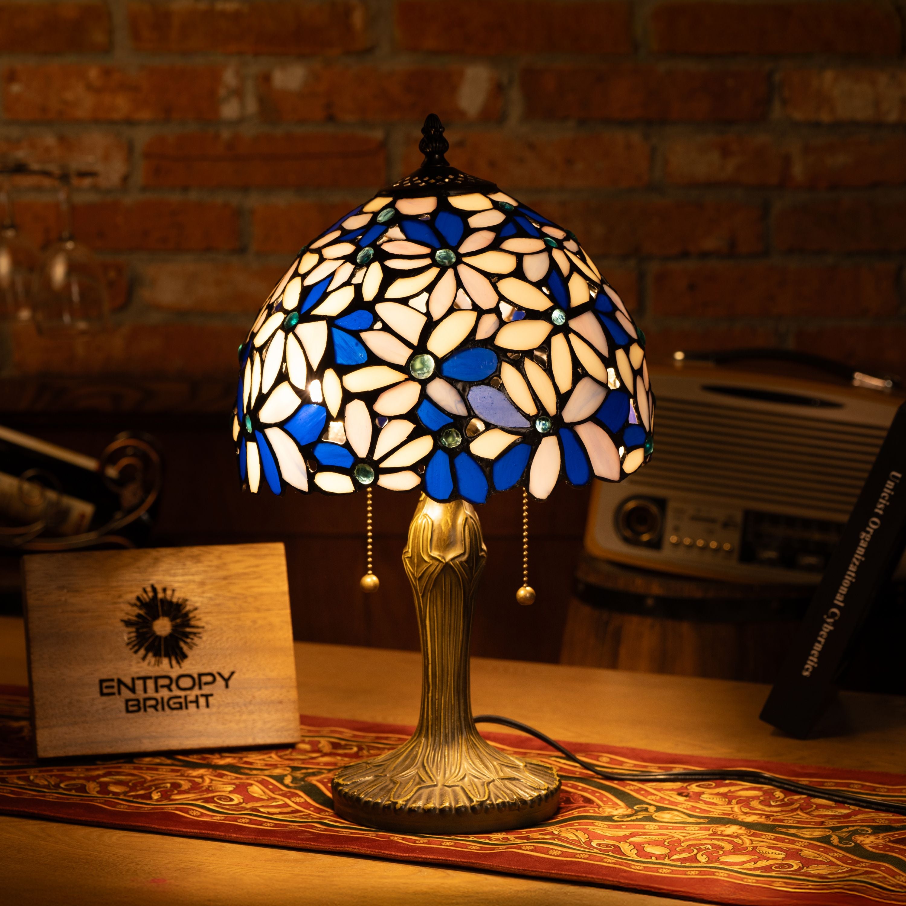 Bluebell Radiance Tiffany Table Lamp