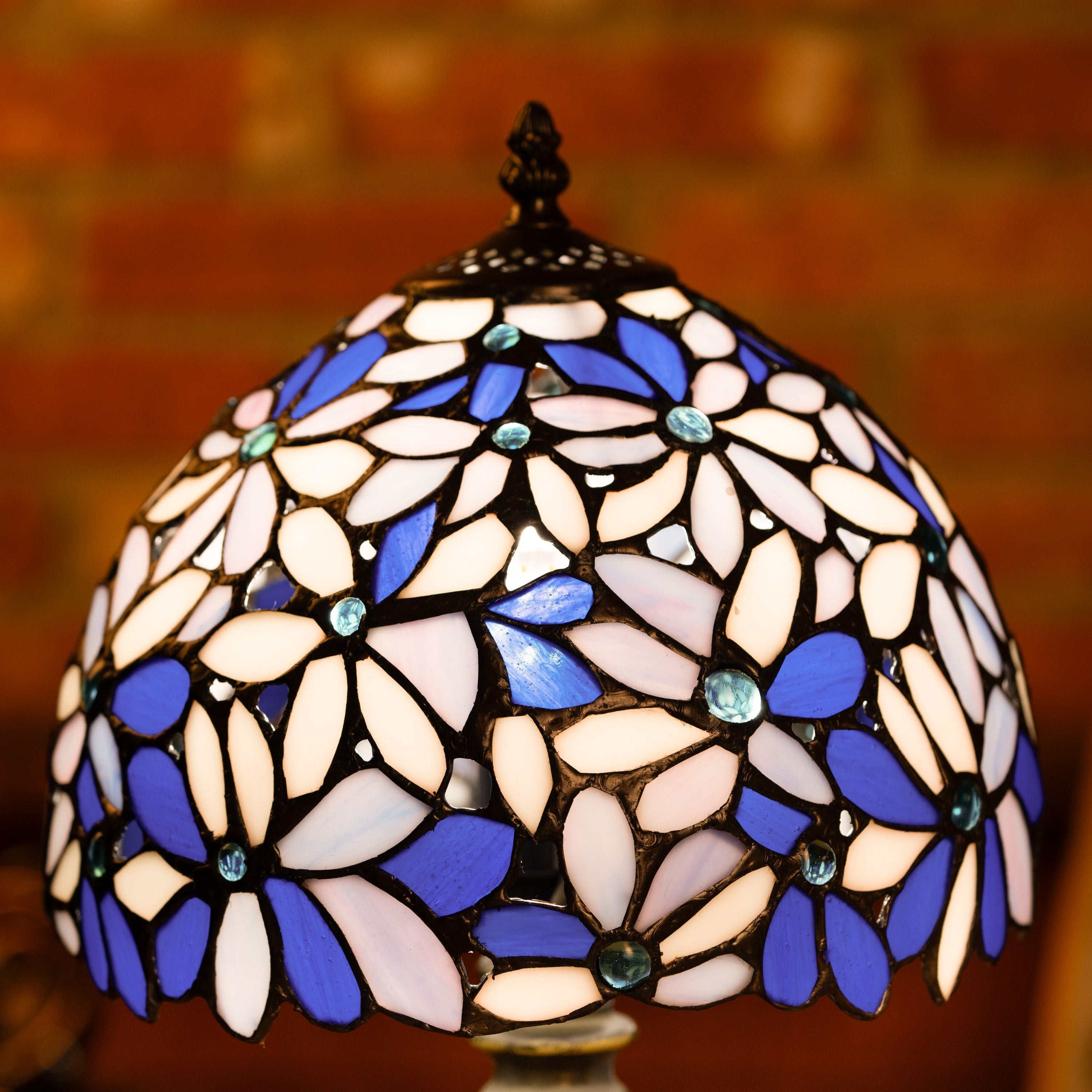Bluebell Radiance Tiffany Table Lamp
