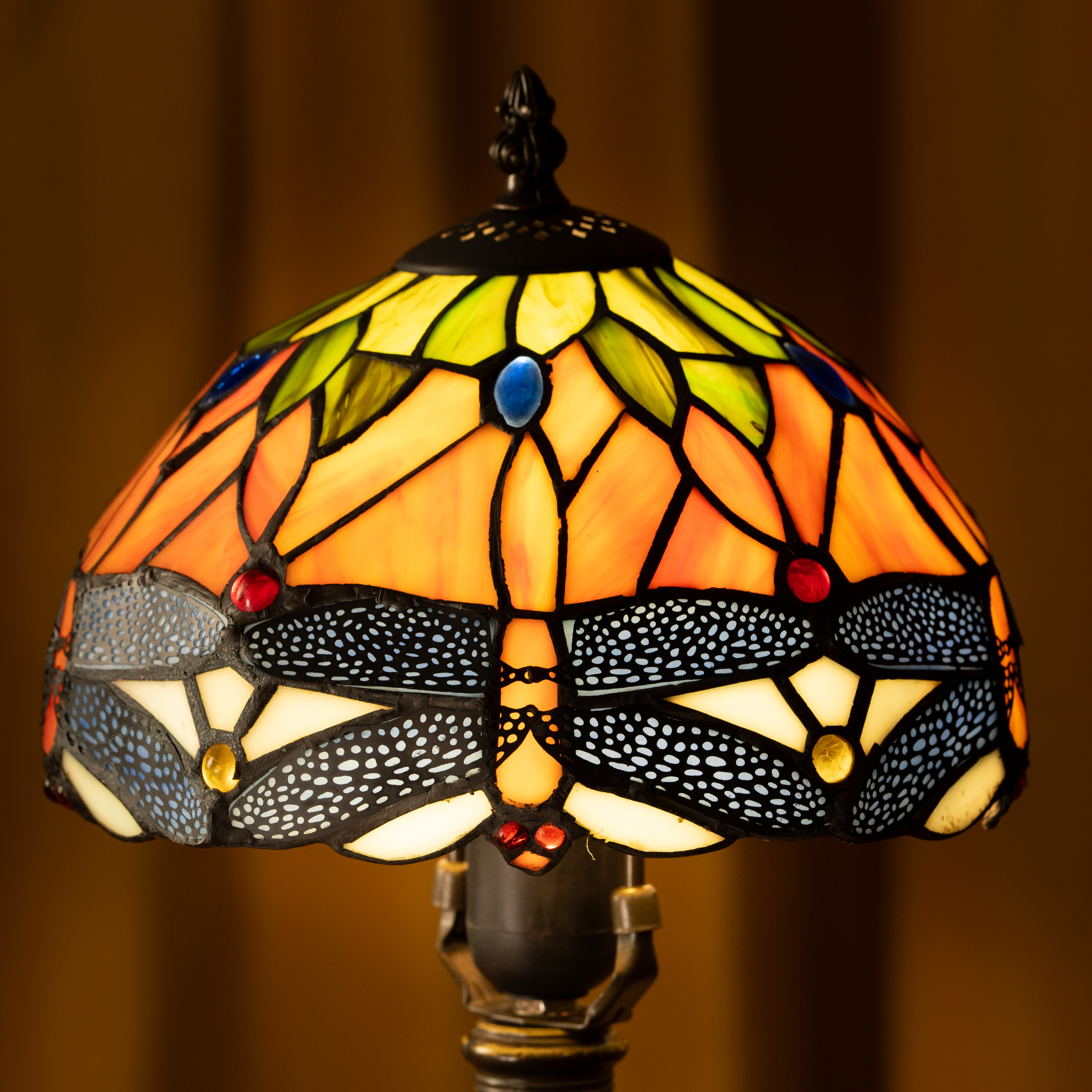 Lampe de table Tiffany Golden Wings