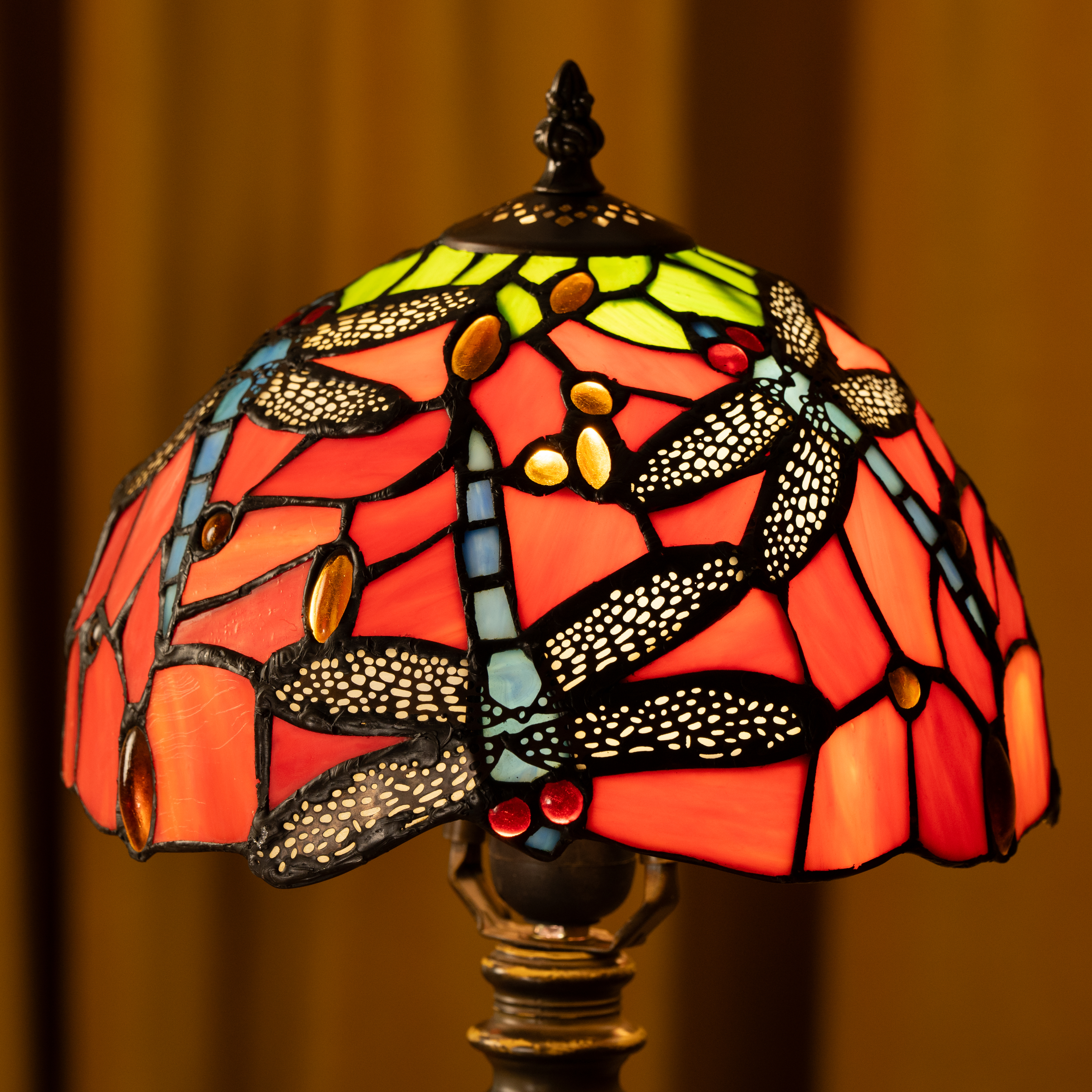 Lampe de table Tiffany Crimson Flight