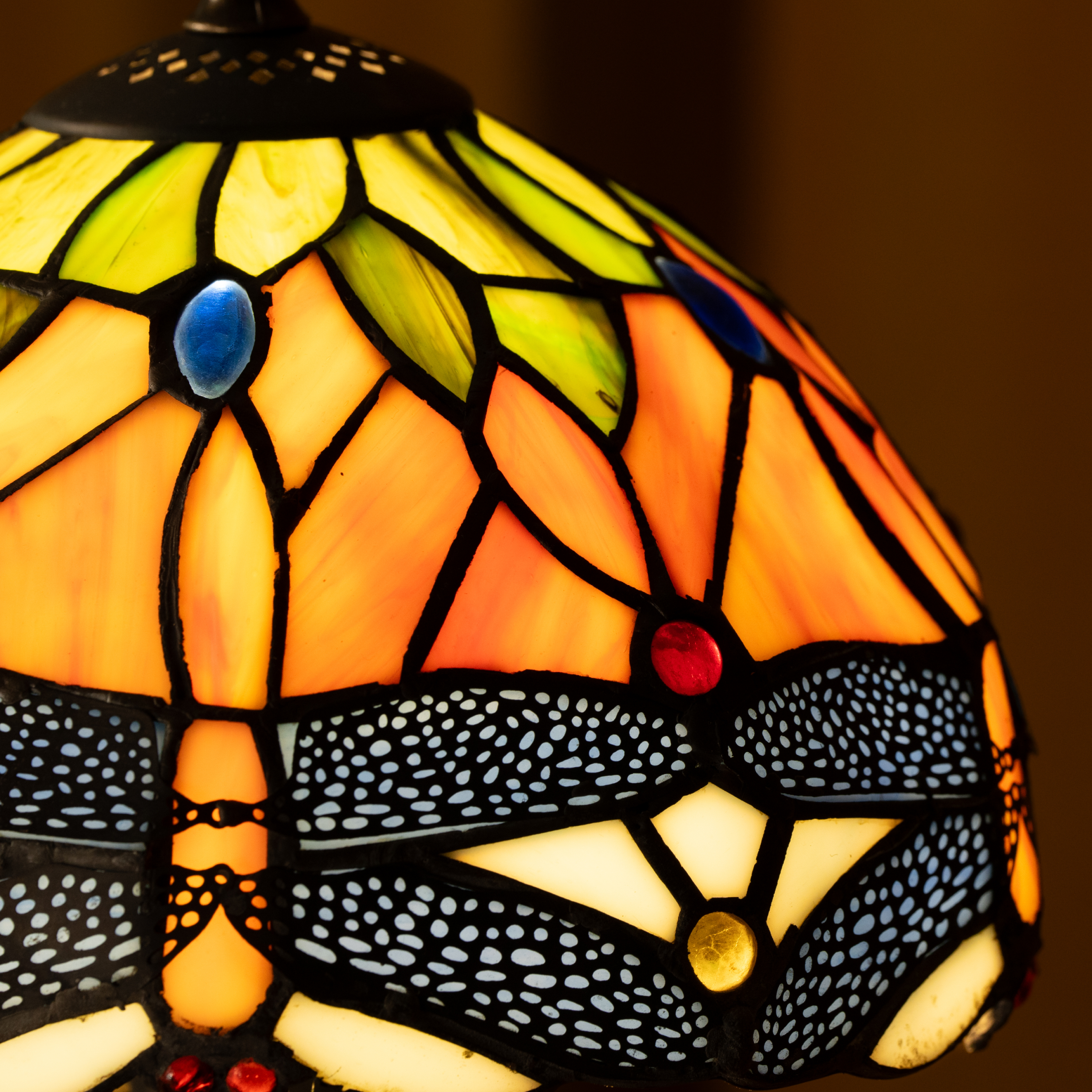 Lampe de table Tiffany Golden Wings