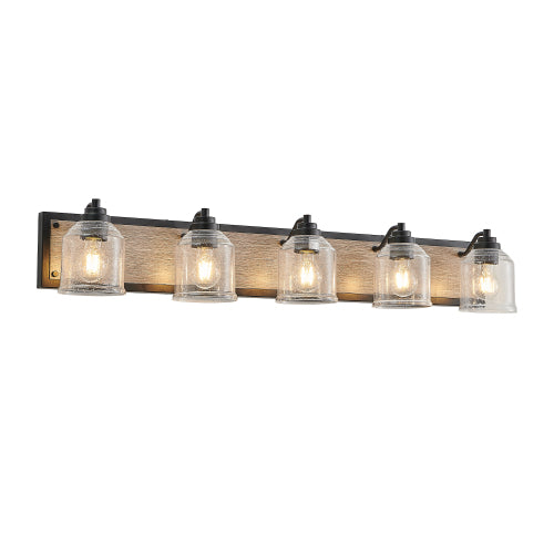 Farmhouse Vanity Light Fixture -Rustic Elegance & Industrial Charm