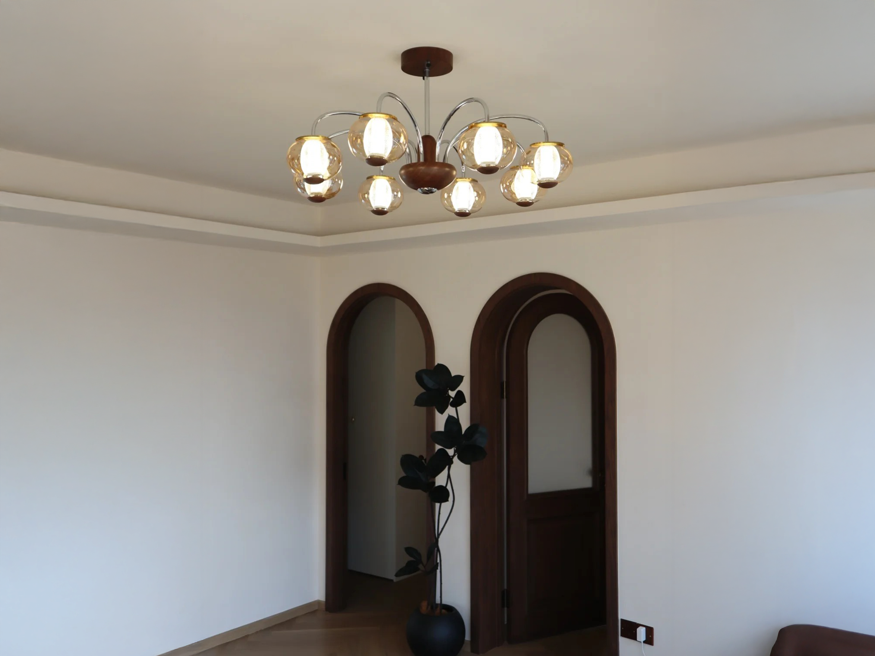 Modern Charm with a Retro Twist: Mid Century Chandelier Inspiration