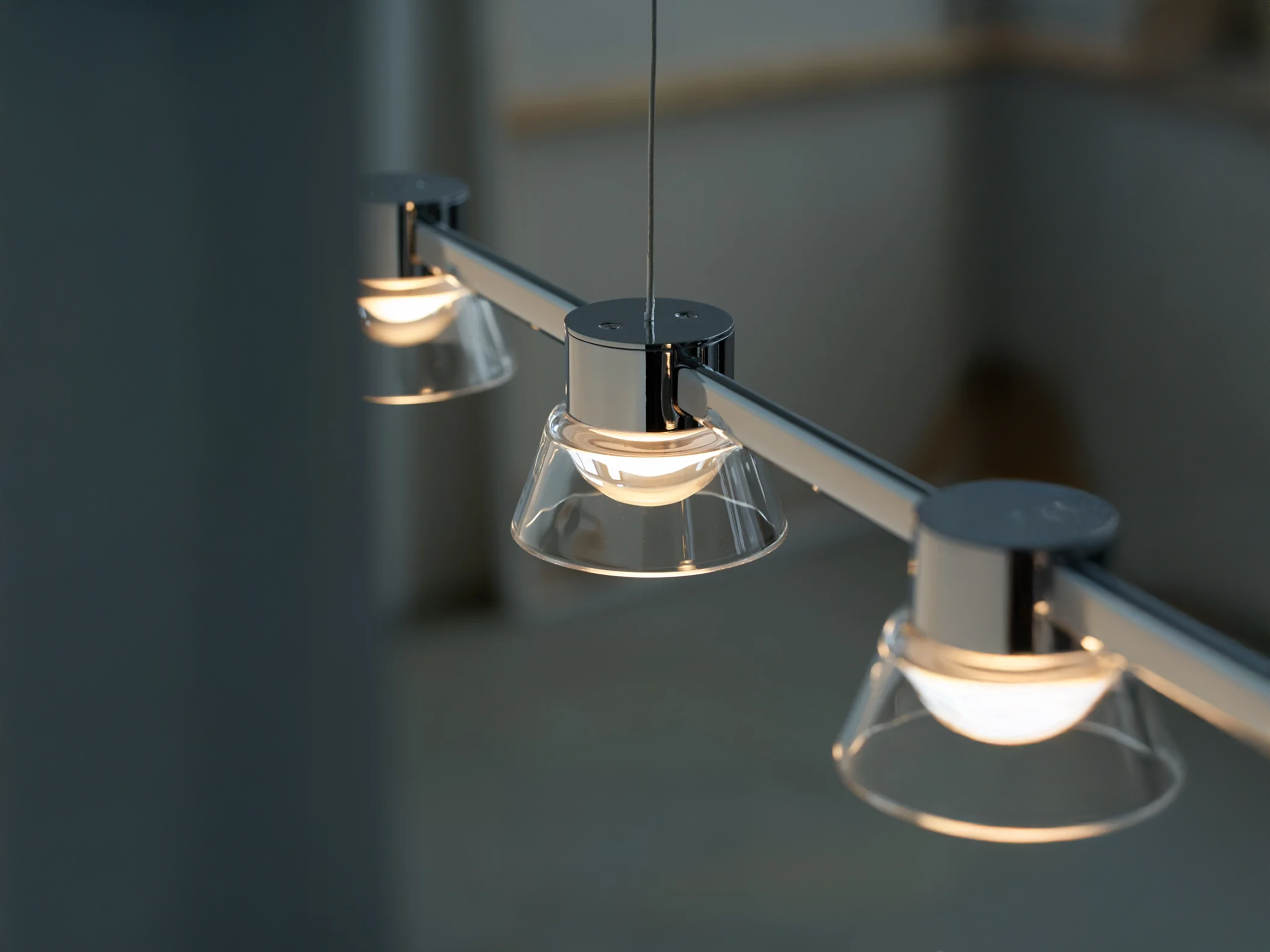 Modern Glass Bar Pendant Light for Kitchen and Dining Room