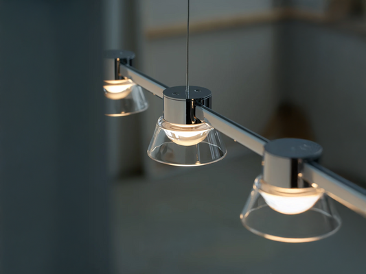 Modern Glass Bar Pendant Light for Kitchen and Dining Room
