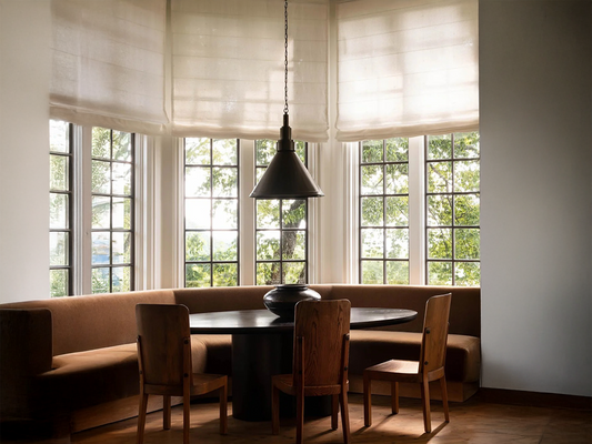 Framed in Light: Pendant Elegance in a Sunlit Nook