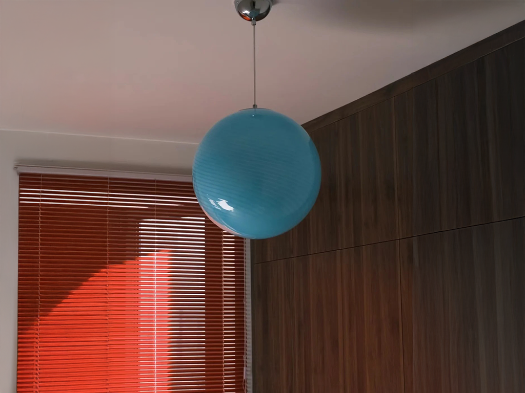 Modern Orb Pendant for Bold Color Statements