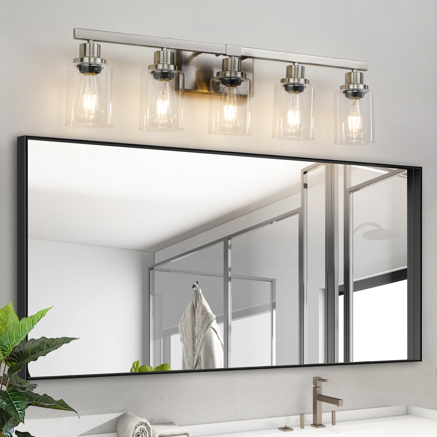 Modern Bathroom Vanity Light Fixture  (No Bulbs)