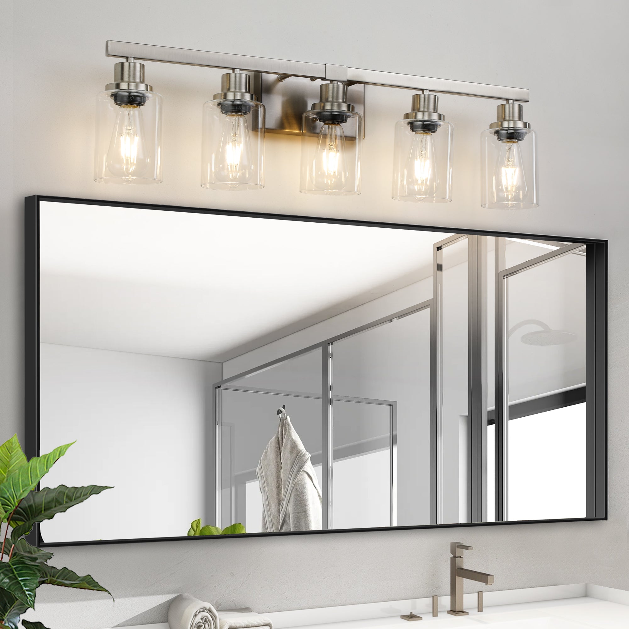 Modern Bathroom Vanity Light Fixture  (No Bulbs)
