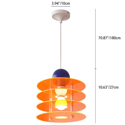 Nordic Acrylic Pendant Light – Vibrant &amp; Modern