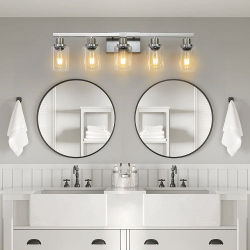 Modern Bathroom Vanity Light Fixture  (No Bulbs)