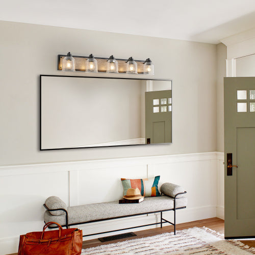 Farmhouse Vanity Light Fixture – Rustic Elegance &amp; Industrial Charm