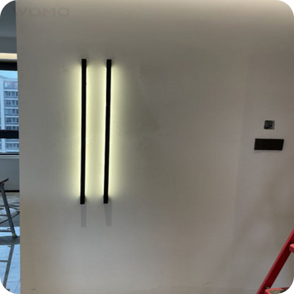 Long Linear Stairwell Wall Sconce