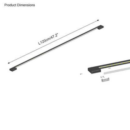 Long Linear Stairwell Wall Sconce