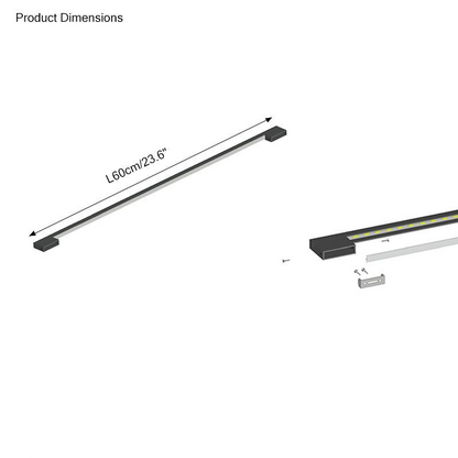 Long Linear Stairwell Wall Sconce
