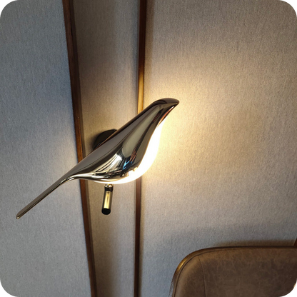 Gold Birds Wall Sconce