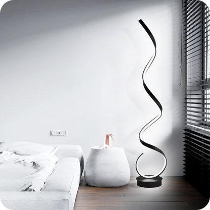 Spiral LED Floor Lamp