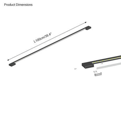 Long Linear Stairwell Wall Sconce