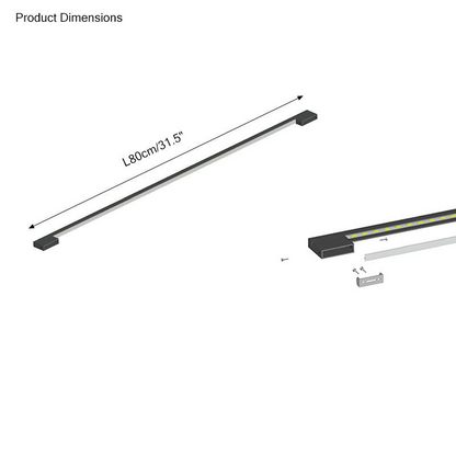 Long Linear Stairwell Wall Sconce