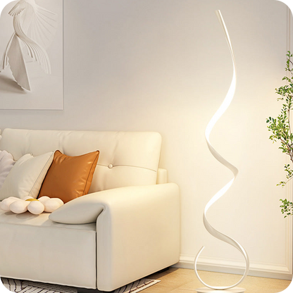 Spiral LED Floor Lamp