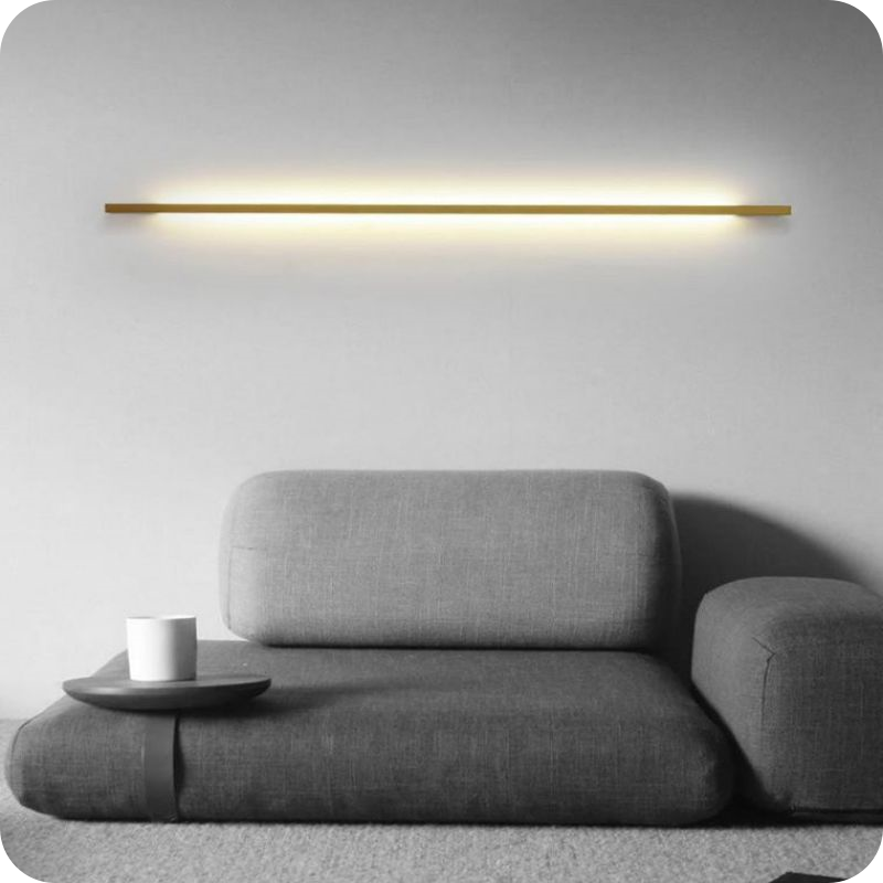 Long Linear Stairwell Wall Sconce
