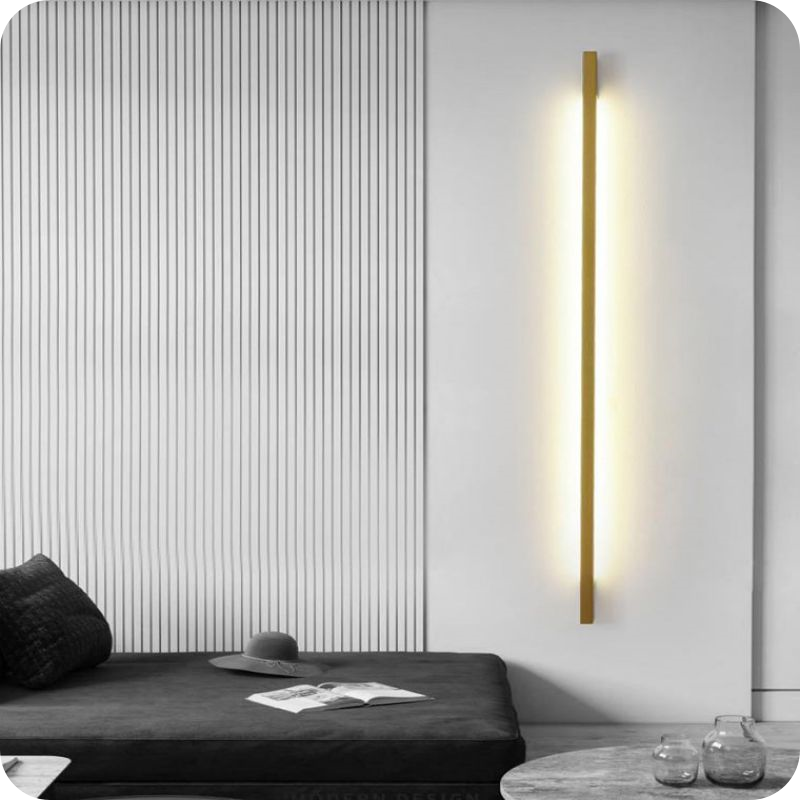 Long Linear Stairwell Wall Sconce