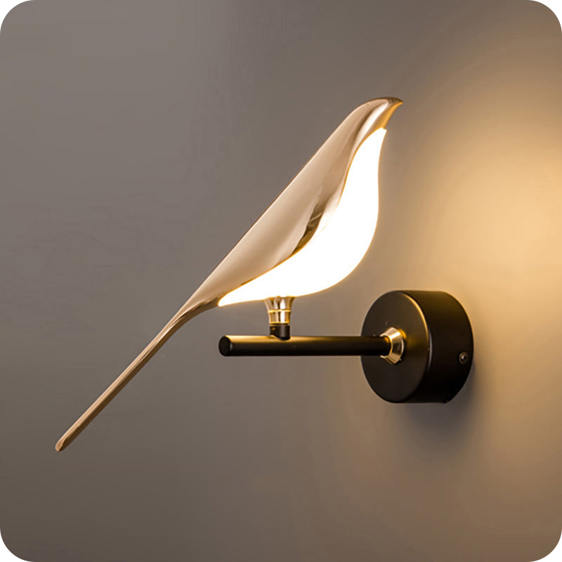Gold Birds Wall Sconce