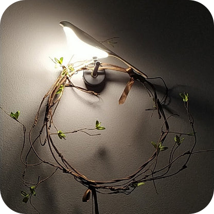 Gold Birds Wall Sconce
