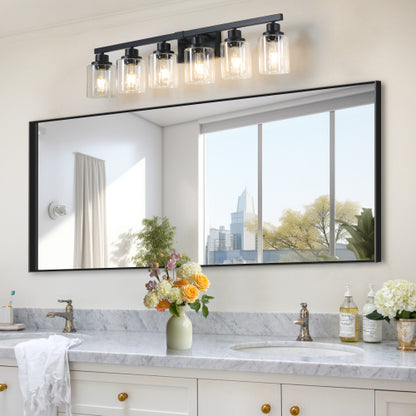 Modern Black  Bathroom Vanity Light Fixture (No Bulbs)