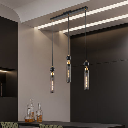 Modern Industrial Multi-Light Pendant Chandelier Light