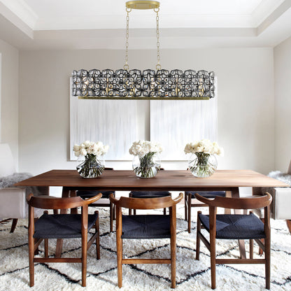 Modern Gold Crystal Chandelier – Luxury Ceiling Fixture