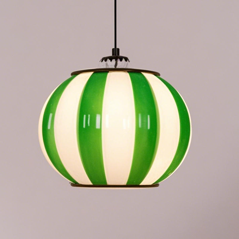 Candy Green Retro Pendant Light – Vintage Charm