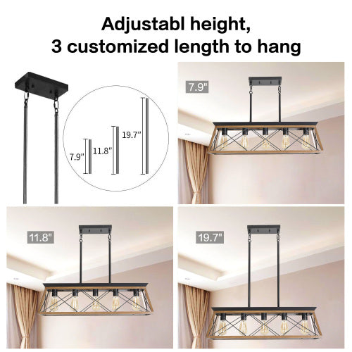 5-Light Farmhouse Chandelier