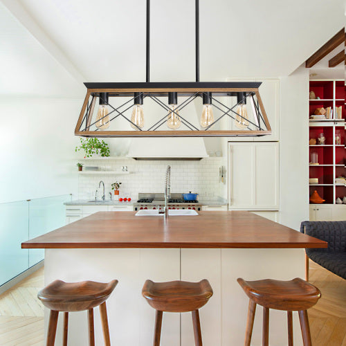 5-Light Farmhouse Chandelier