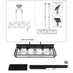 5-Light Farmhouse Chandelier