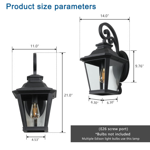 Large Outdoor Wall Sconce Light – Timeless Elegance &amp; Weather-Resistant Design
