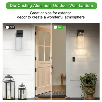 2-Pack Outdoor LED Wall Sconce – Modern Design &amp; Weatherproof Durability