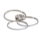 Three-Ring Contemporary LED Ceiling Lamp -Modern Elegance &amp; Soft Illumination