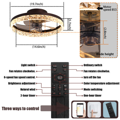 Low Profile Ceiling Fan with Light – Smart &amp; Stylish Comfort