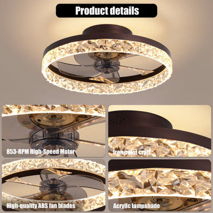 Low Profile Ceiling Fan with Light – Smart &amp; Stylish Comfort