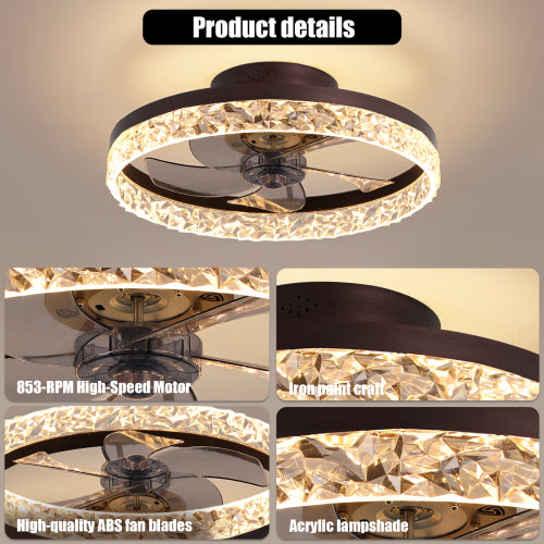 Low Profile Ceiling Fan with Light – Smart &amp; Stylish Comfort