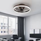 19.7In Minimalist Ring LED Ceiling Fan -Modern Comfort &amp; Style