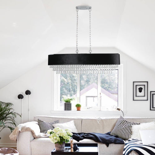 Modern Crystal Chandelier – Sleek Luxury Illumination