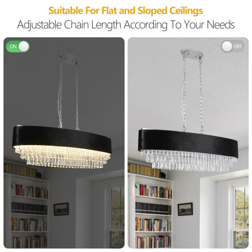 Modern Crystal Chandelier – Sleek Luxury Illumination